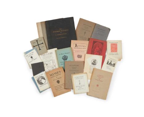 St Dominic's Press Collection of works, including variants and inscribed copies most illustrated or written by Eric Gill (Eva