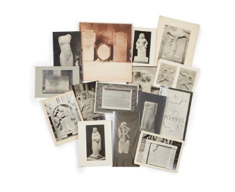 Gill, Eric (1882-1940) Gill family collection of photographs of Gill's statues, carvings, inscriptional works &c. 1) 25 photo