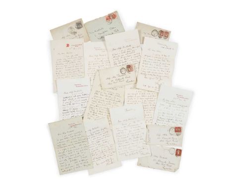 Ruskin, John (1819-1900) Collection of autograph letters to Ada Hartnell, c.1873-81 18 in total, various extents, 31 pp. over