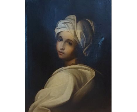 After Guido Reni, portrait of Beatrice Cenci, oil on canvas, 46cms x 36cms