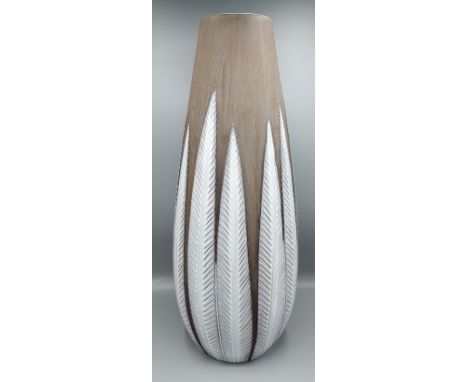 A Paprika floor vase by Anna-Lisa Thomson for Upsala-Ekeby, 52cms tall
