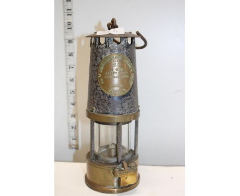 A vintage Eccles Miners lamp 