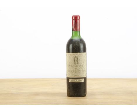 Bordeaux Chateau Latour 1967, 1 bottle of Chateau Latour 1967 Pauillac 1er Cru Classé vintage red wine – top shoulder (1) 