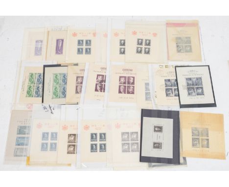 POLAND - Collection of Mini Sheets mainly of higher value status 1928 - Warszawa Philatelic Exhibition Sheet (2m) cv £650 193