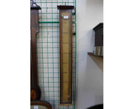 A Victorian mahogany barometer 