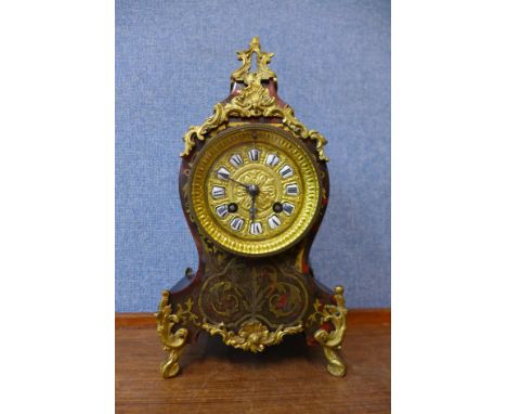 A French Boulle mantel clock 