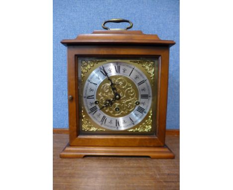 A Woodford mahogany mantel clock 