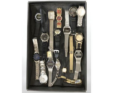 A group of lady's and gents wristwatches including Swatch, Sekonda, etc.