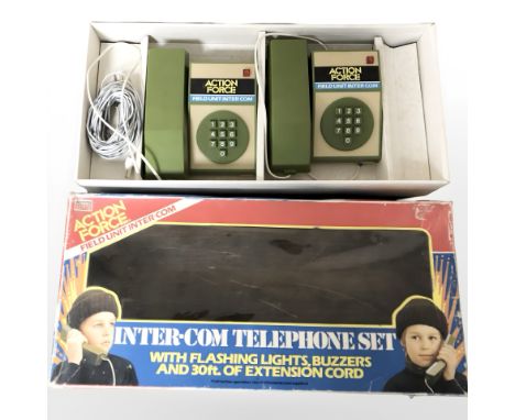 An Action Man Action Force field unit intercom toy, in original packaging.