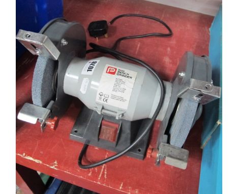 150W Bench Grinder, by Performance Power (untested sold for parts only).