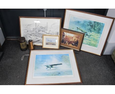 Two Signed David Shepherd Limited Edition Prints, "653 Squadron Beaver Taking Off Dhala Airstrip, The Radfan 1964", 194/850, 