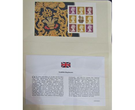 Six Westminster History of the British Army folders of GB Commonwealth covers and a few medal covers 