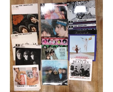 VINYL - A collection of Rolling Stones, Beatles and Who records to include Black and Blue, Between the Buttons, Big Hits (Hig