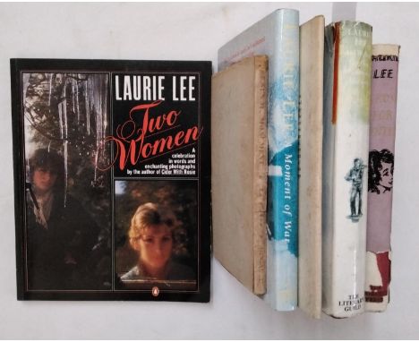 Lee, Laurie - A collection of books signed by the author including some first editions, (displayed in cabinet upstairs) (7) 