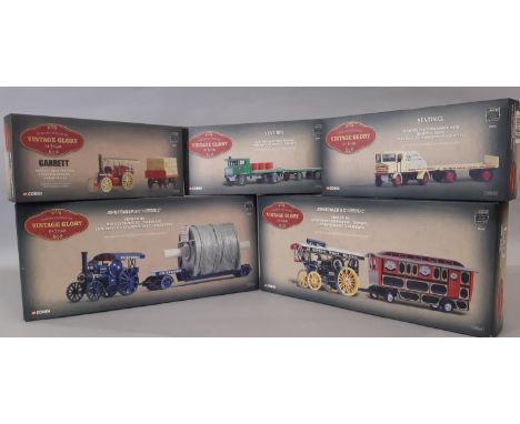 6 boxed die-cast model vehicles from Corgi 'Vintage Glory of Steam' range, scale 1:50 including nos 80110, 80305, 80102, 8000