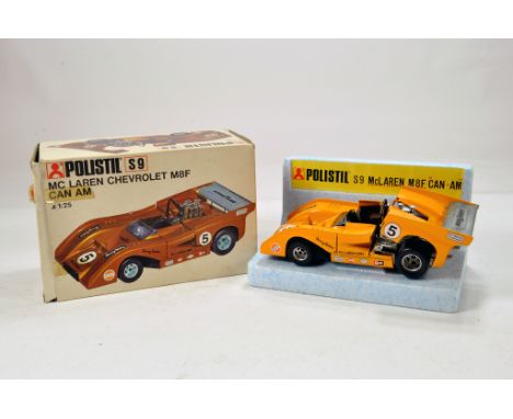 Polistil 1/25 scale S9 McLaren Chevrolet Can Am racing car. Generally E to NM in Box.