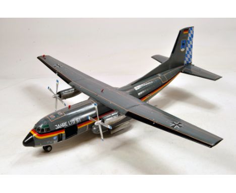 Finely Built Large scale Model Aircraft comprising 1/72 C-160 Transall.