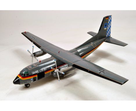 Finely Built Large scale Model Aircraft comprising 1/72 C-160 Transall.