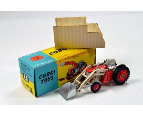 Corgi No. 53 Massey Ferguson 65 Tractor with Shovel. Fine example is NM in E Box.