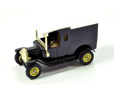 Matchbox Models of Yesteryear Y12 Ford Model T Factory Preproduction Trial comprising all black no decal applied finish. Scar