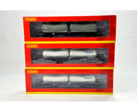 Hornby OO Gauge Railway Items comprising trio of Rolling Stock Tanker issues. NM to M in Boxes. (3)