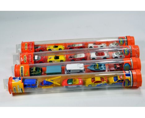 Matchbox 1-75 Modern Issues Gift Pack Sets (tubes) comprising various issues, including some promotional harder to find varia