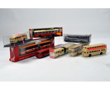 An interesting small scale bus group comprising early issue Wiking issues plus Herpa items. E to NM, mainly boxed. (8)