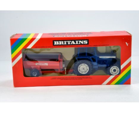 Britains 1/32 Farm issues comprising Ford TW20 and Manure Spreader Tractor Set. Generally VG in VG Box.