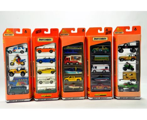 Matchbox 1-75 Modern Issues Gift Pack Sets comprising various issues, including some promotional harder to find variations. G