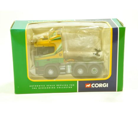 Corgi 1/50 Diecast Truck Issue comprising Special No. CC12206 Scania Tractor in livery of Macfarlane. NM in Box.