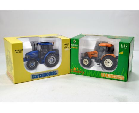 Universal Hobbies 1/32 Tractor Duo comprising McCormick Special Balfour Beatty Edition plus Renault Celtis. NM in Boxes. (2)