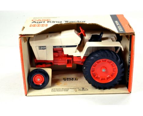 Ertl 1/16 Case Agri King Tractor. Bright piece displays well in box.
