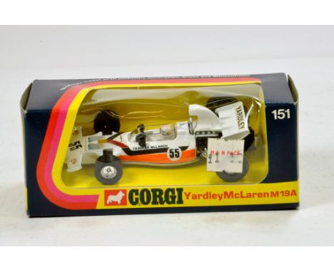 Corgi No. 151 Yardley McClaren M19A Racing Car. NM in Box.