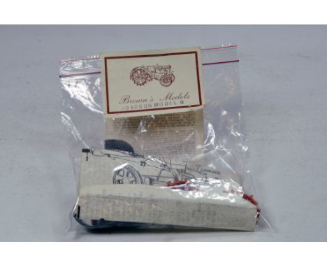 Scarce Browns Model 1/32 White Metal Tractor Kit Comprising Fordson Model N. Complete but started. 