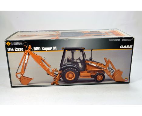 Ertl 1/16 Precision Series comprising Case 580 Super M Backhoe Loader Tractor. NM in Box.