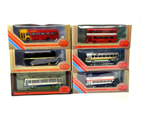 EFE 1/76 diecast Bus group comprising various issues. Generally NM to M in Boxes. (6)