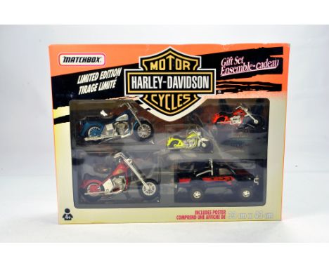 Matchbox Harley Davidson Presentation Gift Set. NM in Box.