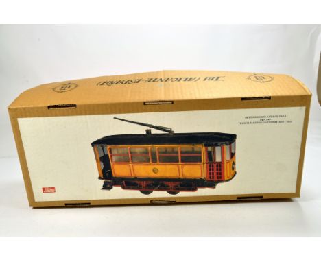 Early 1990's Reproduction of an original Paya Large Scale Tin Plate 1923 Tram. Displays well with certificate and box. 