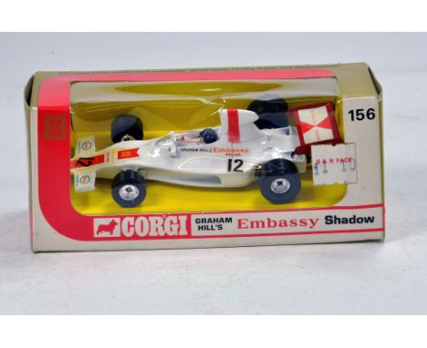 Corgi No. 156 Graham Hills Embassy Shadow Racing Car. NM in Box.