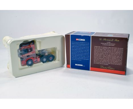 Corgi 1/50 Diecast Truck Issue comprising No. CC12904 Scania Topline Tractor in livery of D Steven. NM in Box.
