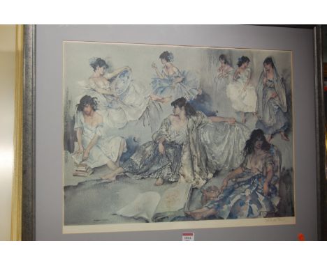 William Russell Flint - lithograph, published by Frost & Reed, signed in pencil to the margin and with Fine Art Trade Guild b