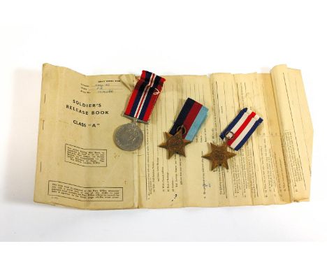 A group of unused WWII war medals, being the War Medal, 1939-45 Star and the France &amp; Germany Star, in their original del