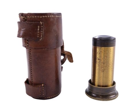 A Great War British army Scout Regiment, Signals or General Purpose Telescope supplementary low power ocular lens and hide ca