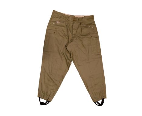 A pair of reproduction Second World War US Army mountain troops trousers