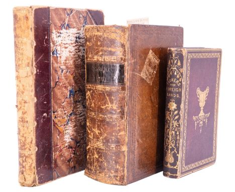Three Victorian books on botany comprising Robert Tyas, "Flowers From Foreign Lands", "New Encyclopedia of Botany" and "The F