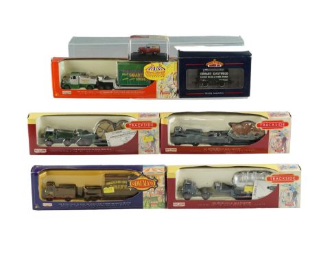 Five Lledo Trackside diecast model wagons, Bachmann railway wagon etc