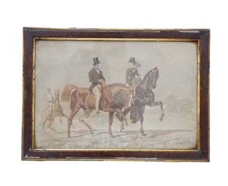 After John Frederick Herring (1795 - 1865) Four hunting scenes, chromolithographs, published by Day &amp; Son "Chromolithogra