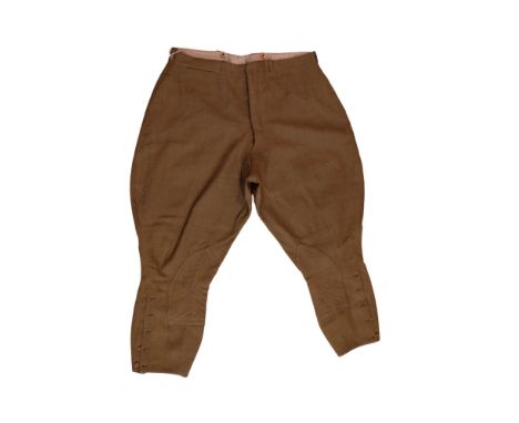 A pair of Great War US army officer's breeches