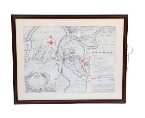 After G Smith  A reproduction "Plan of the City of Carlisle with the position of the batteries erected by the D of Cumberland