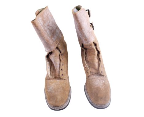 A pair of Second World War US Army Women's Service Combat Boots 